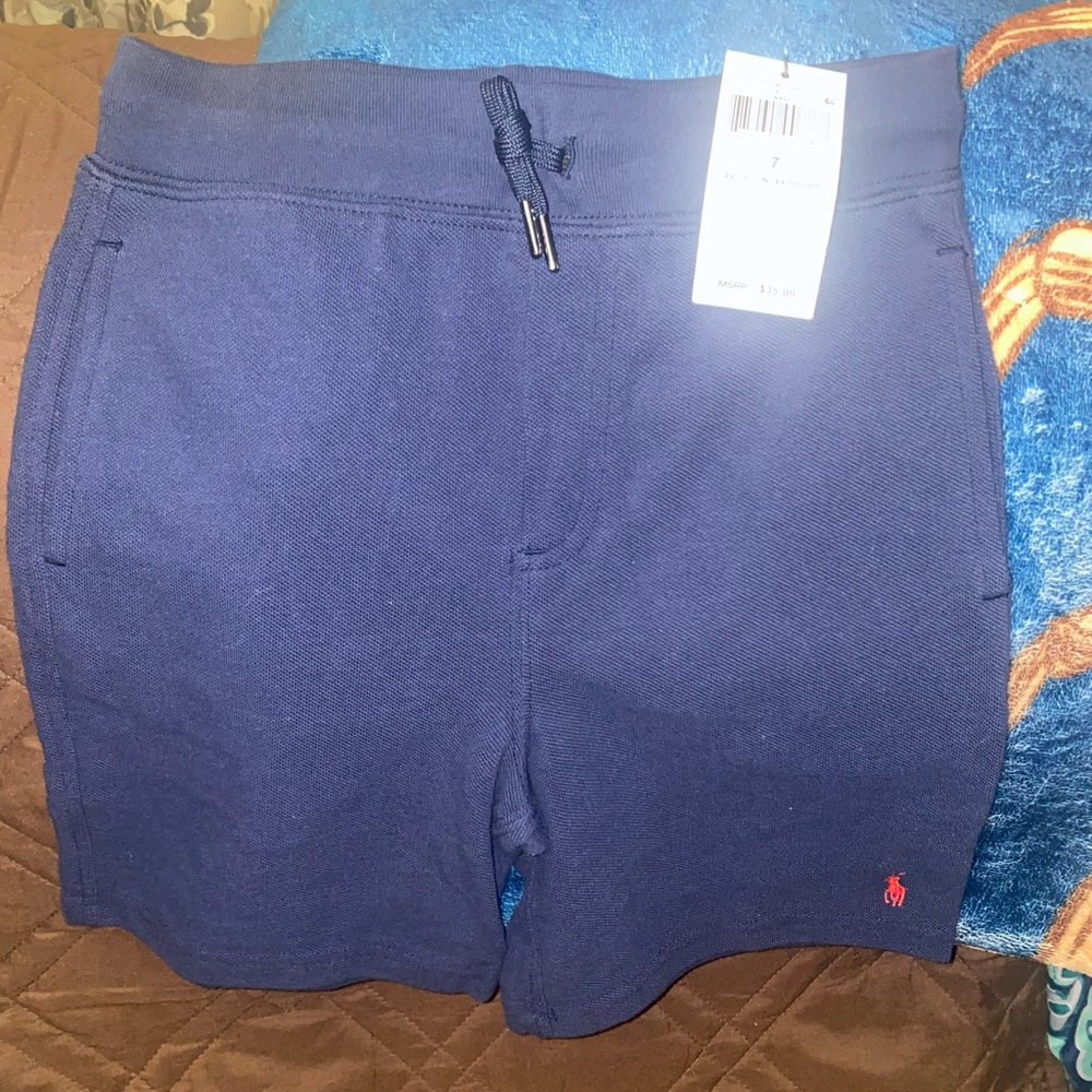 Kids polo shorts size 7
